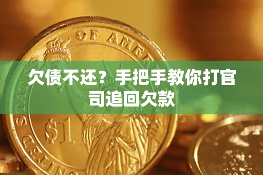 武汉欠债不还？手把手教你打官司追回欠款