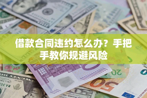 武汉借款合同违约怎么办？手把手教你规避风险