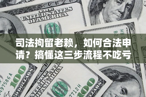 武汉司法拘留老赖，如何合法申请？搞懂这三步流程不吃亏！