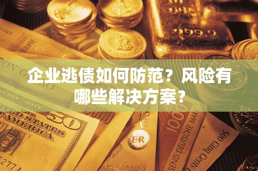 武汉企业逃债如何防范？风险有哪些解决方案？
