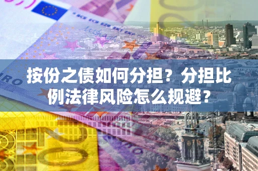 武汉按份之债如何分担？分担比例法律风险怎么规避？