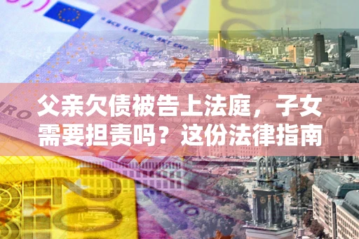 武汉父亲欠债被告上法庭，子女需要担责吗？这份法律指南必须看完