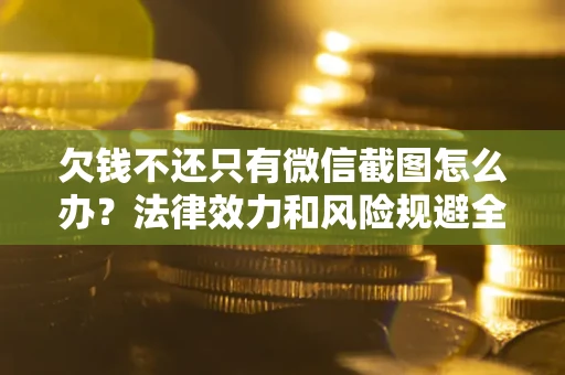 武汉欠钱不还只有微信截图怎么办？法律效力和风险规避全解析