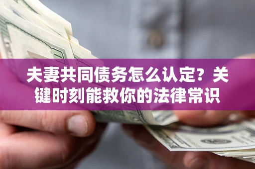 武汉夫妻共同债务怎么认定？关键时刻能救你的法律常识