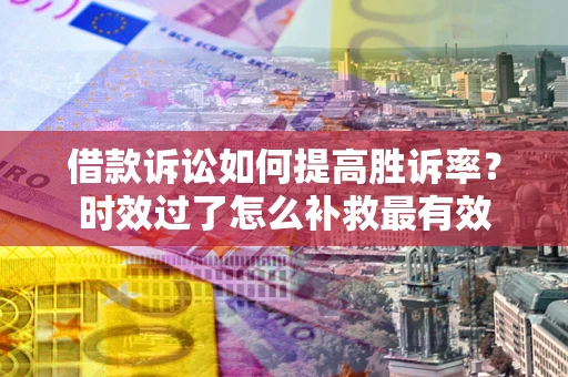武汉借款诉讼如何提高胜诉率？时效过了怎么补救最有效
