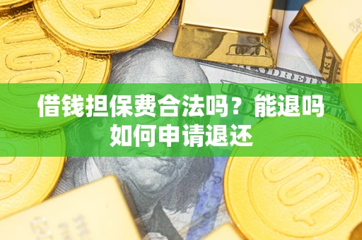 武汉借钱担保费合法吗？能退吗如何申请退还