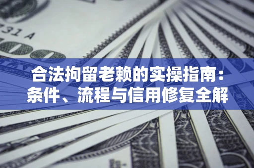 武汉合法拘留老赖的实操指南：条件、流程与信用修复全解析