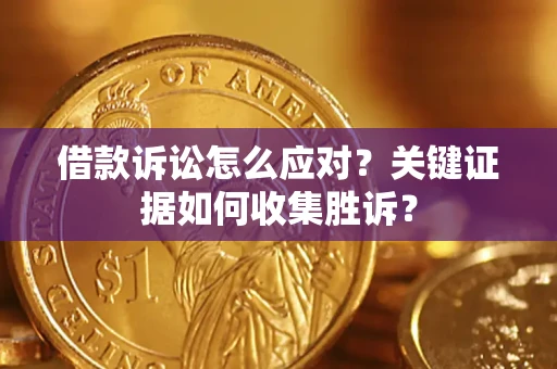 武汉借款诉讼怎么应对？关键证据如何收集胜诉？