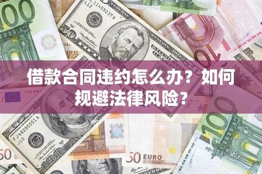 武汉借款合同违约怎么办？如何规避法律风险？